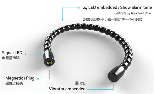 炫酷手链闹钟：VAM Alarm Bracelet 图二